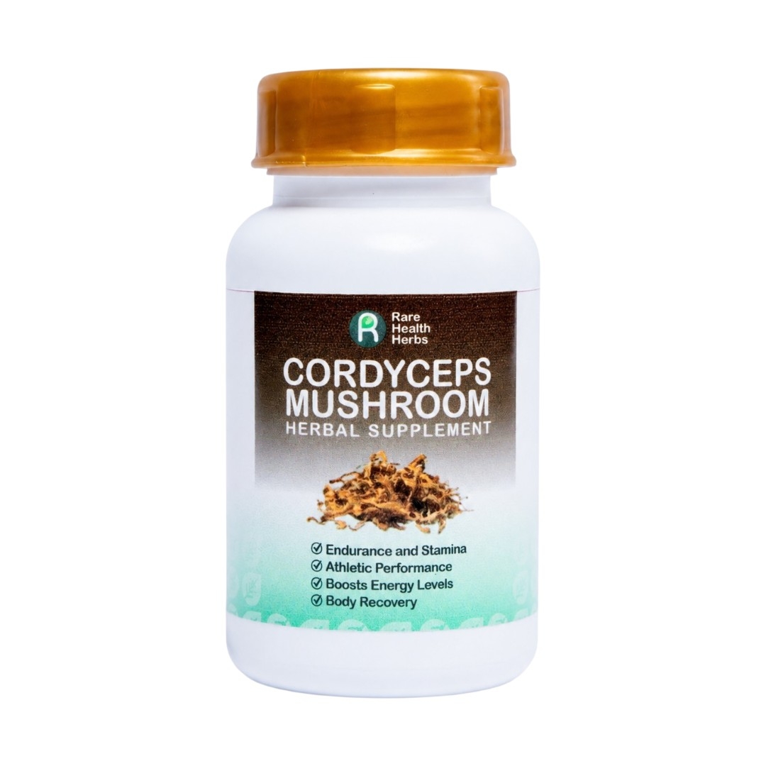 Cordyceps Mushroom Herbal Supplement – 60 Capsules