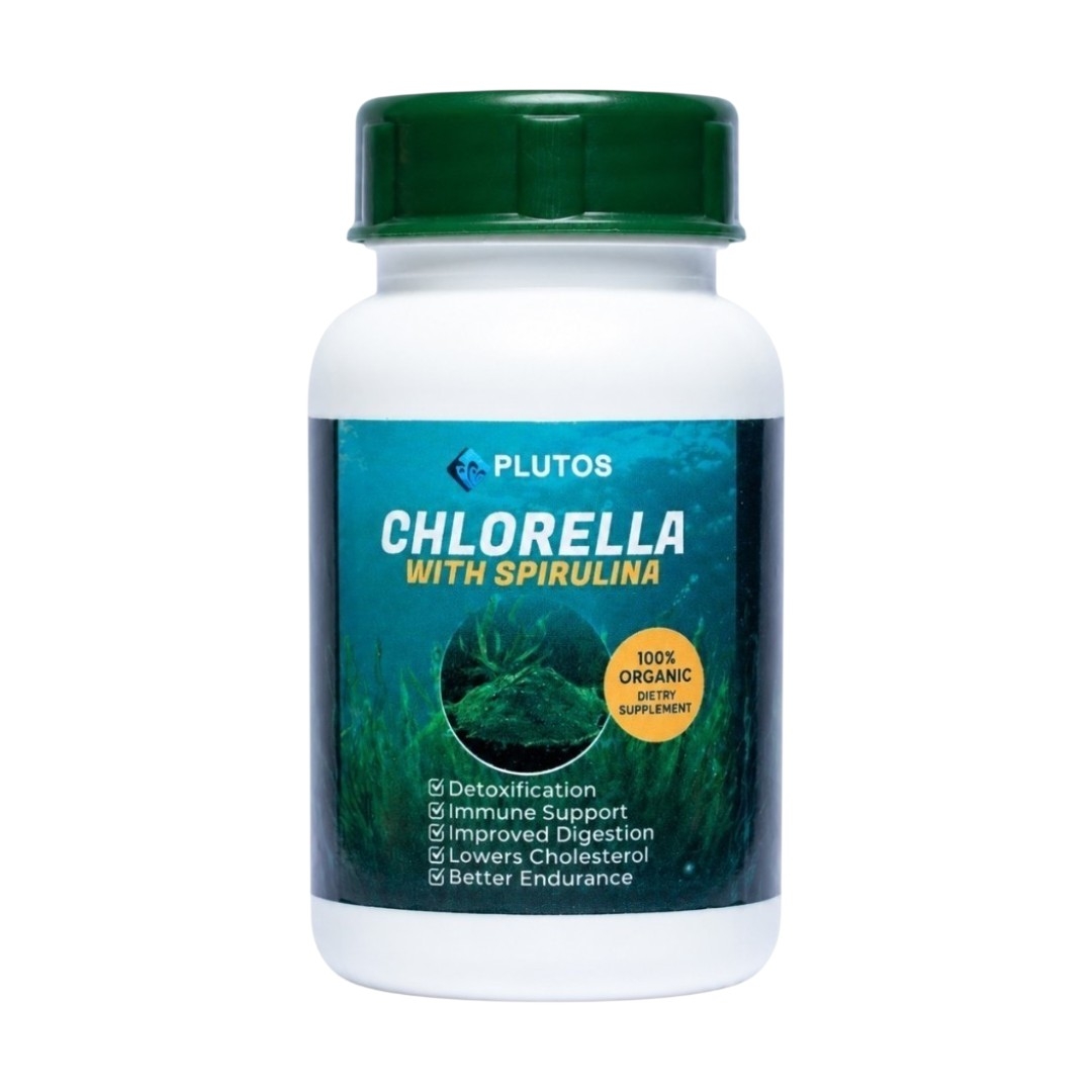 Chlorella with Spirulina – 60 Capsules